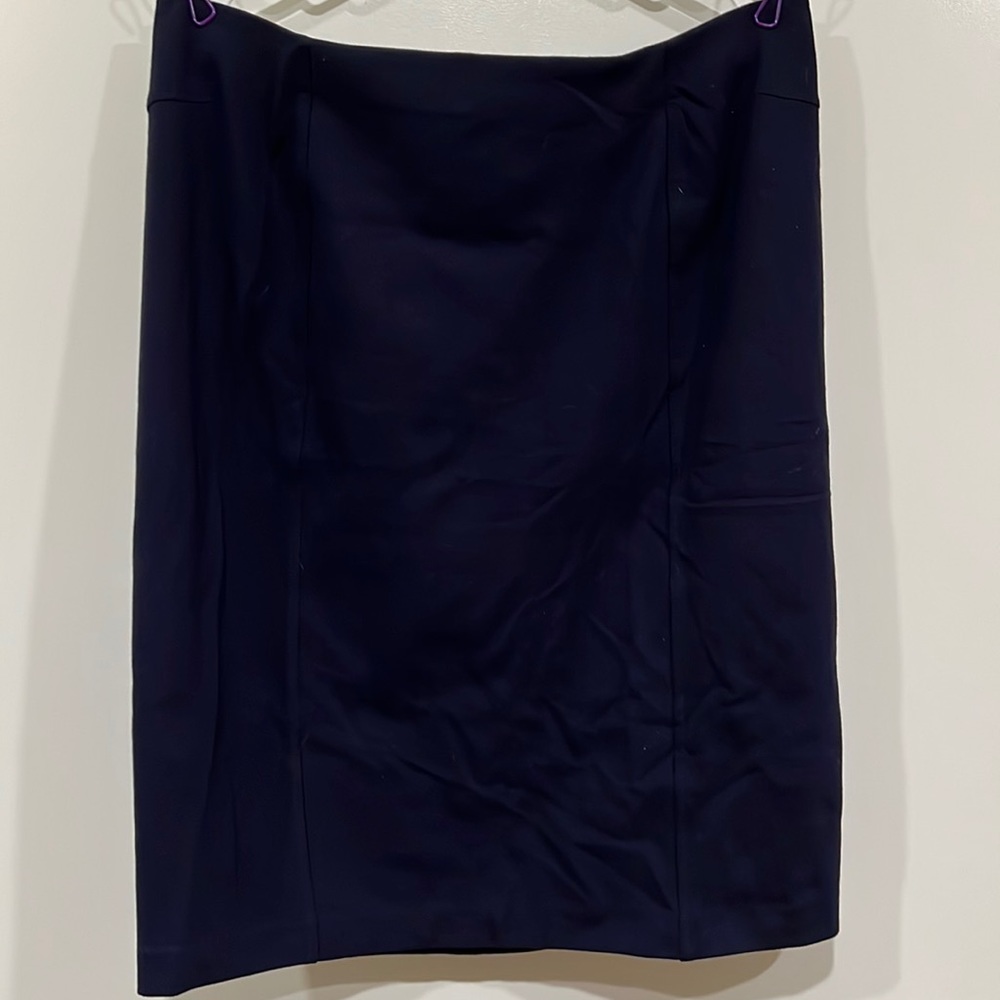 Blue Stretchy Pencil Skirt - XL